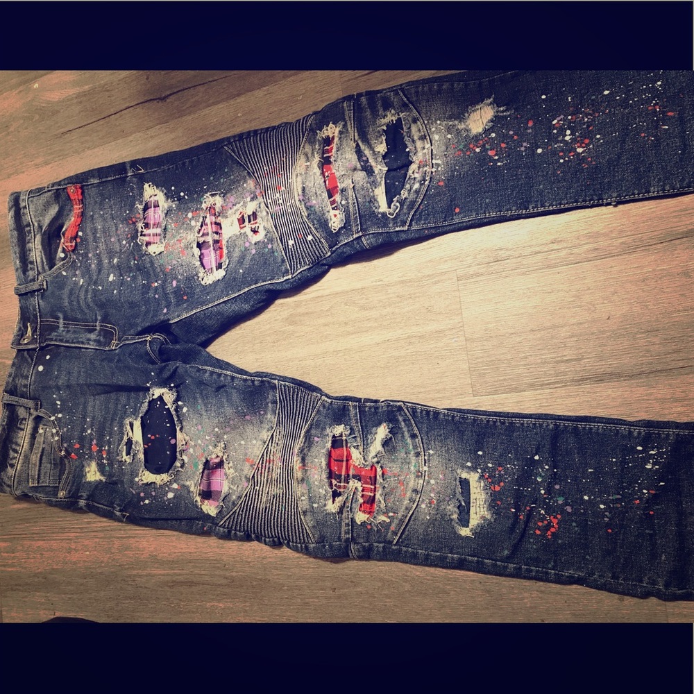Used jeans